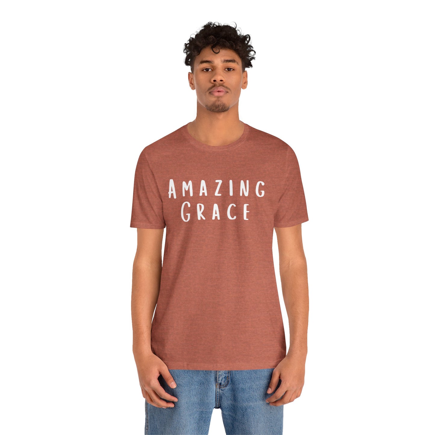Amazing Grace Unisex Tee - Inspirational Short Sleeve Shirt