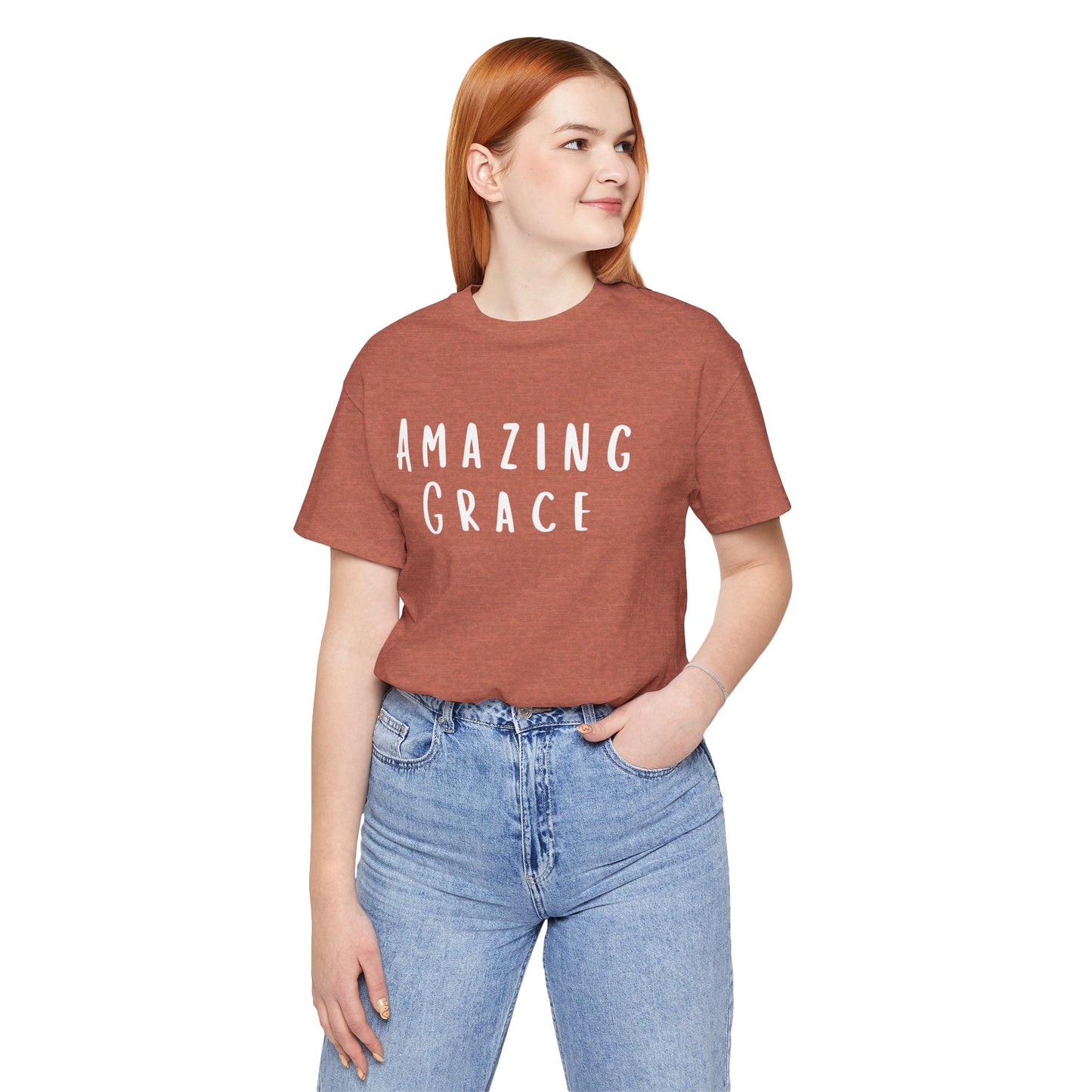 Amazing Grace Unisex Tee - Inspirational Short Sleeve Shirt