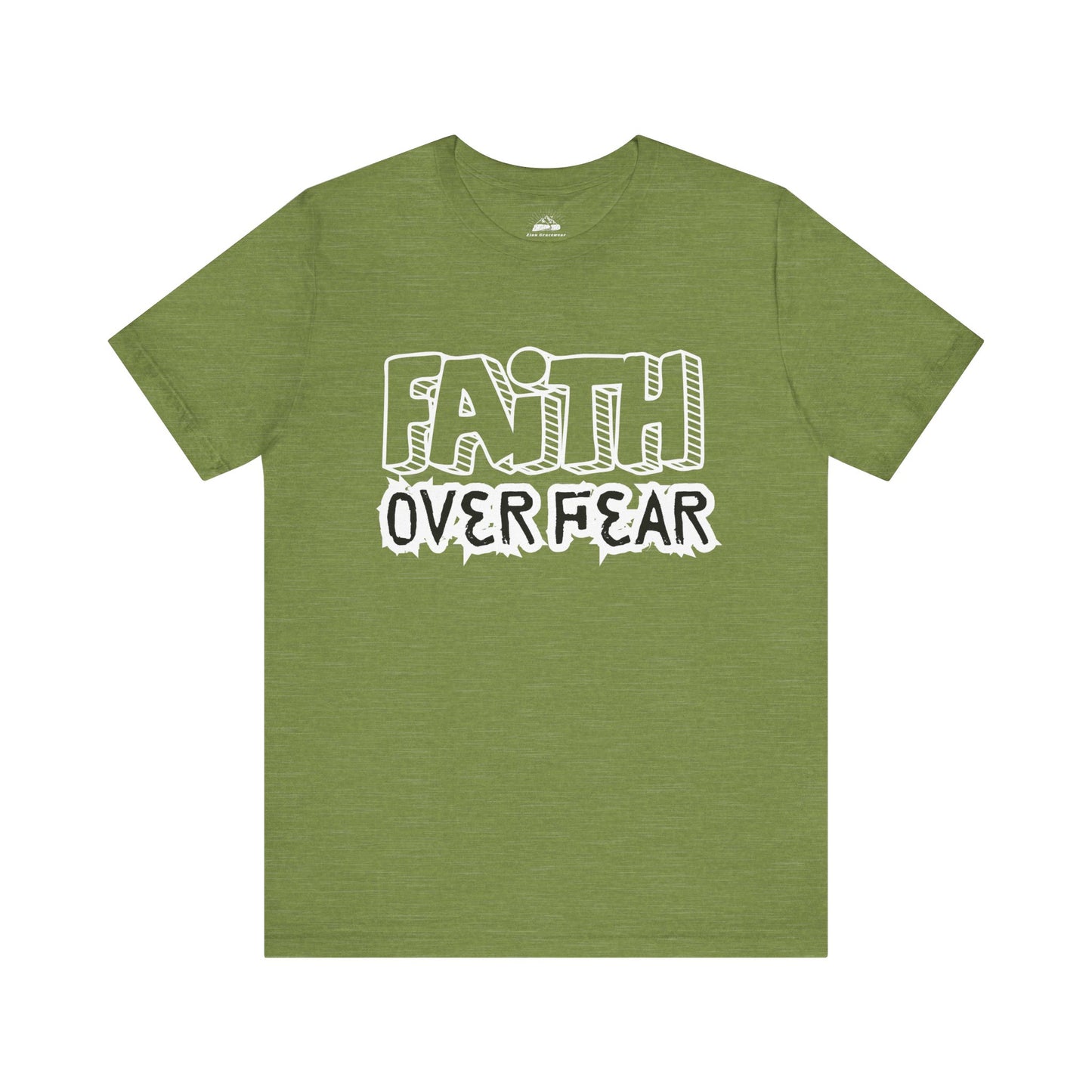 Faith Over Fear Unisex Jersey Tee - Inspirational Graphic T-Shirt