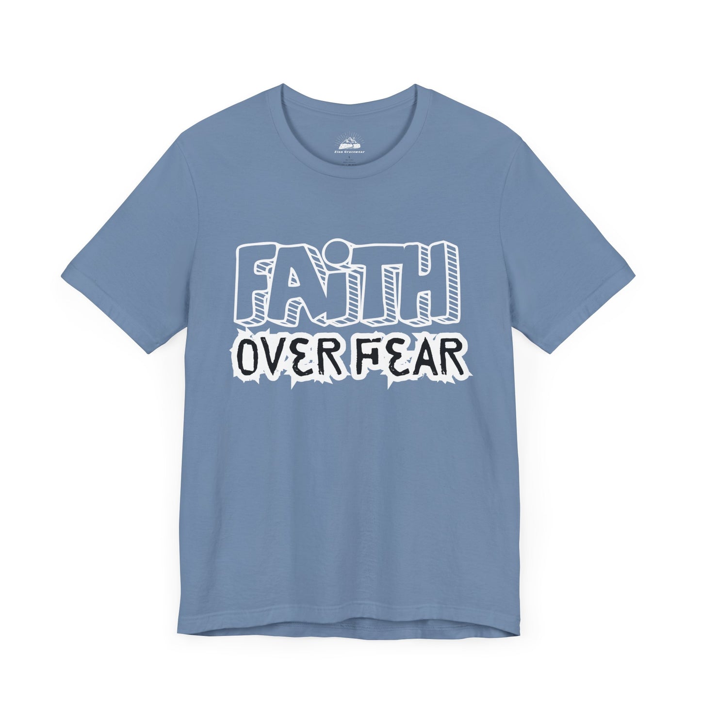 Faith Over Fear Unisex Jersey Tee - Inspirational Graphic T-Shirt