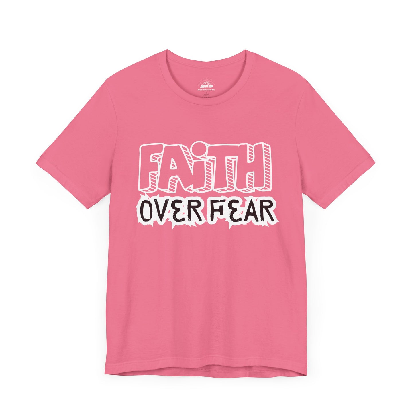 Faith Over Fear Unisex Jersey Tee - Inspirational Graphic T-Shirt
