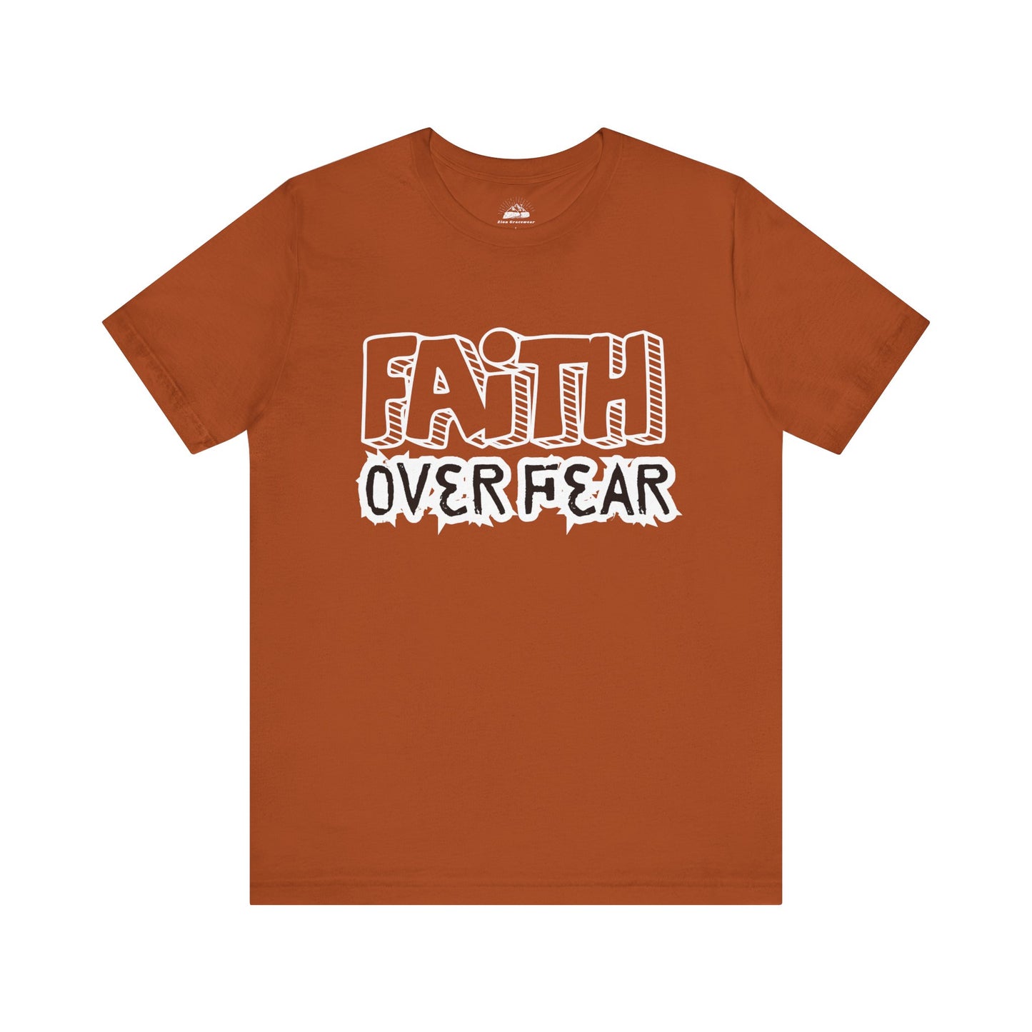Faith Over Fear Unisex Jersey Tee - Inspirational Graphic T-Shirt