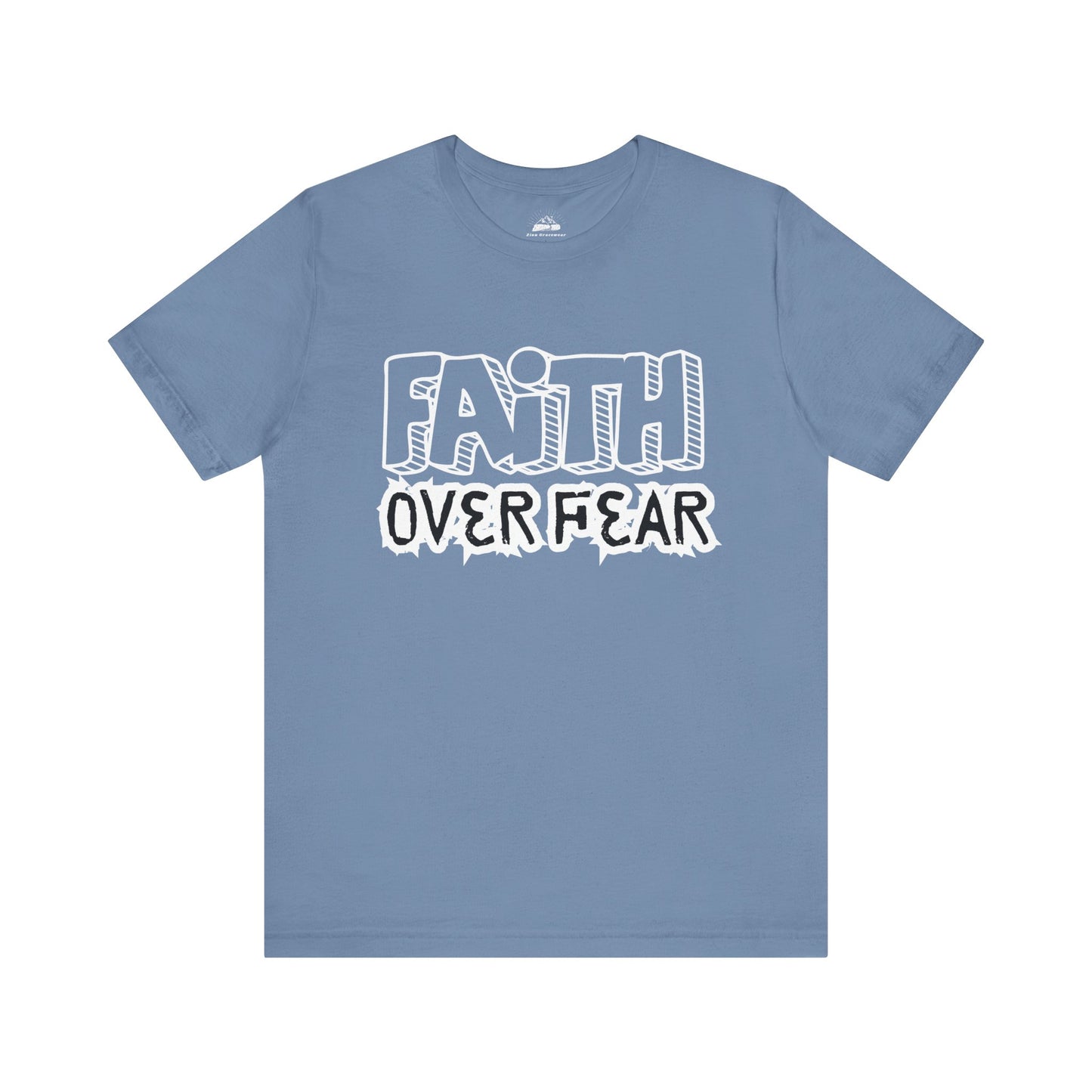 Faith Over Fear Unisex Jersey Tee - Inspirational Graphic T-Shirt
