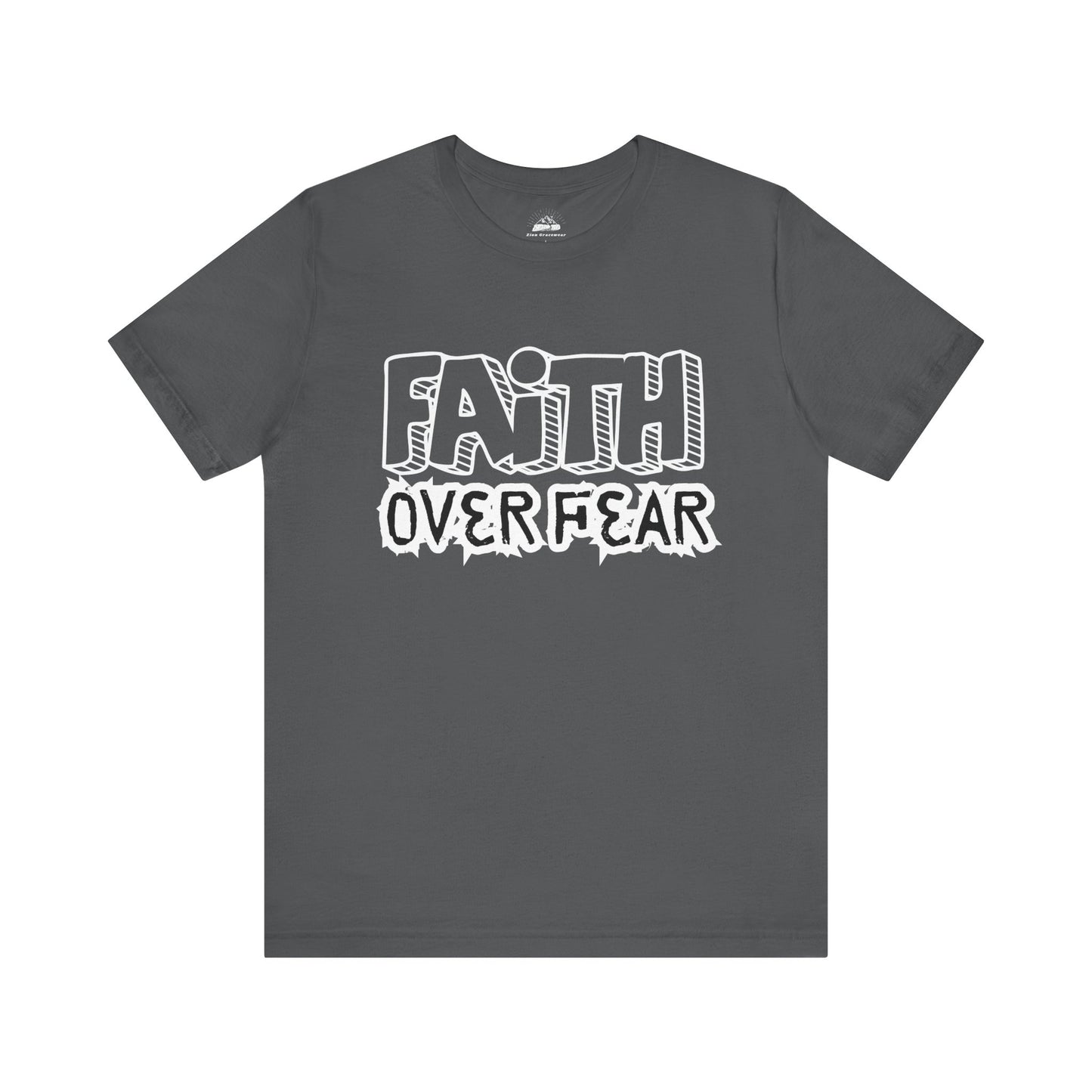 Faith Over Fear Unisex Jersey Tee - Inspirational Graphic T-Shirt