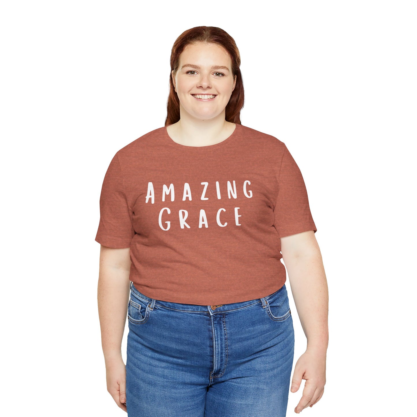 Amazing Grace Unisex Tee - Inspirational Short Sleeve Shirt